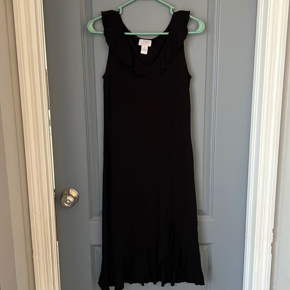 Loft black dress